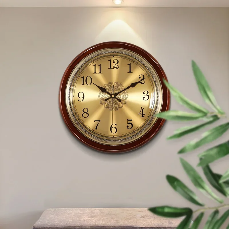 Luxury Lifestyle Watches - Lüks Ahşap Duvar Saati Metal Retro
