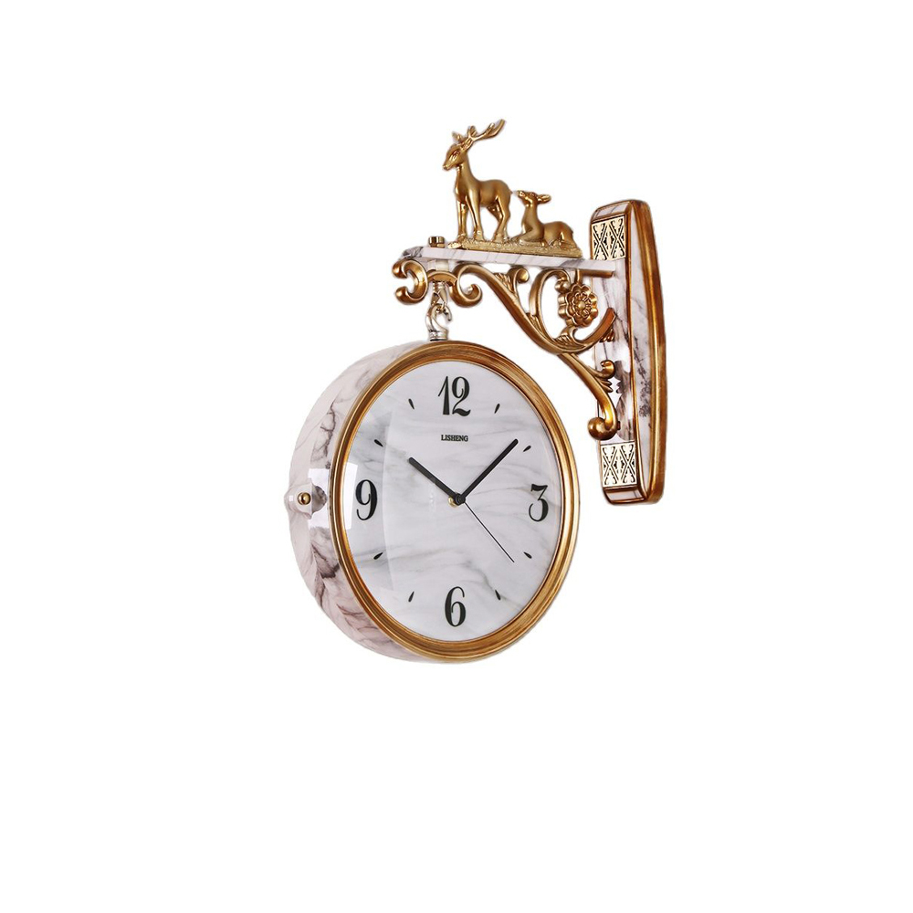 Luxury Lifestyle Watches - Çift Taraflı Lüks Duvar Saatleri Oturma