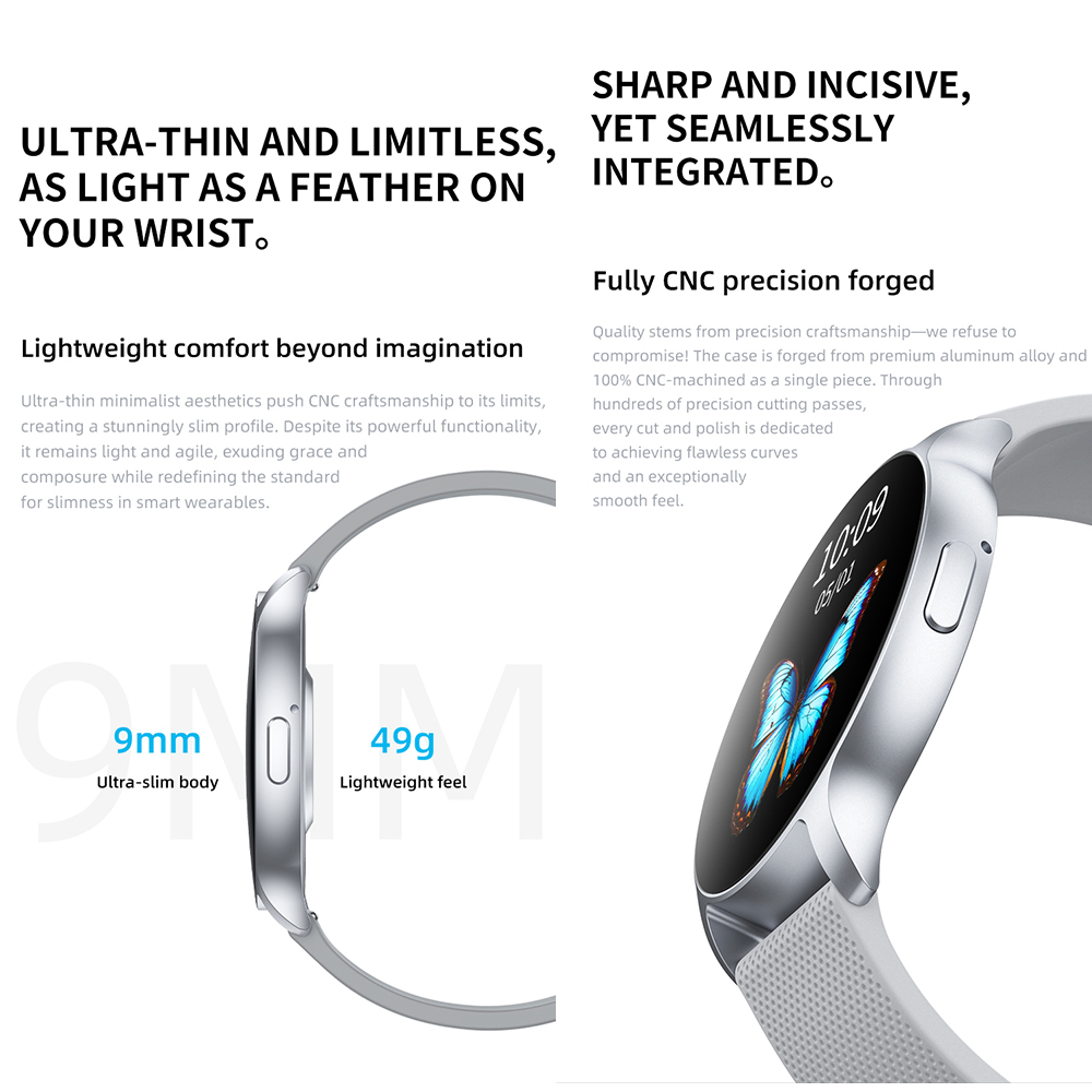 U23 1.32 inç Yuvarlak AMOLED E - Luxury Lifestyle Watches incelemesi ve fiyatı
